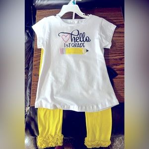 Brand New “Hello 1st Grade” Outfit